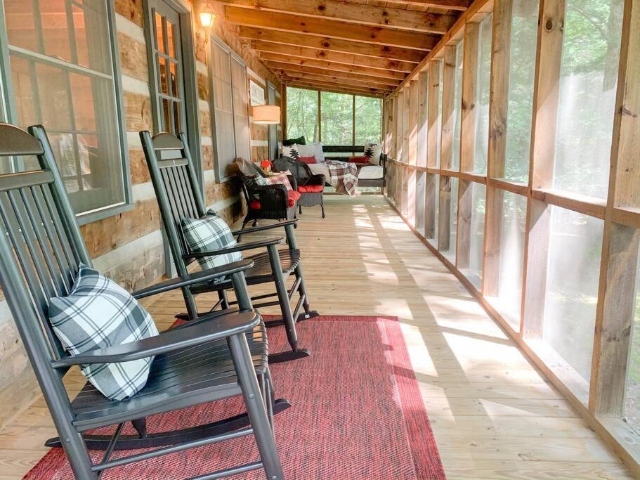 Villa Hot Tub, Porch Swing Bed, Fire Pit, Aska Adventure Blue Ridge Exterior foto